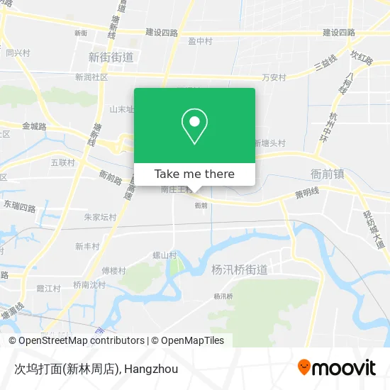 次坞打面(新林周店) map