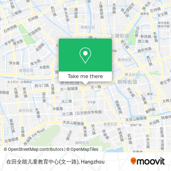 在田全能儿童教育中心(文一路) map