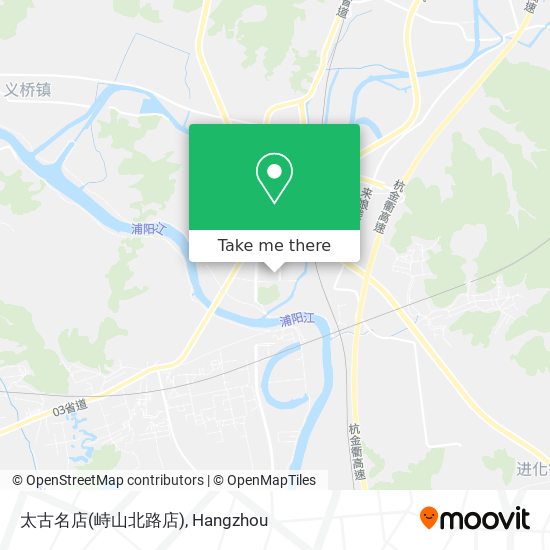 太古名店(峙山北路店) map