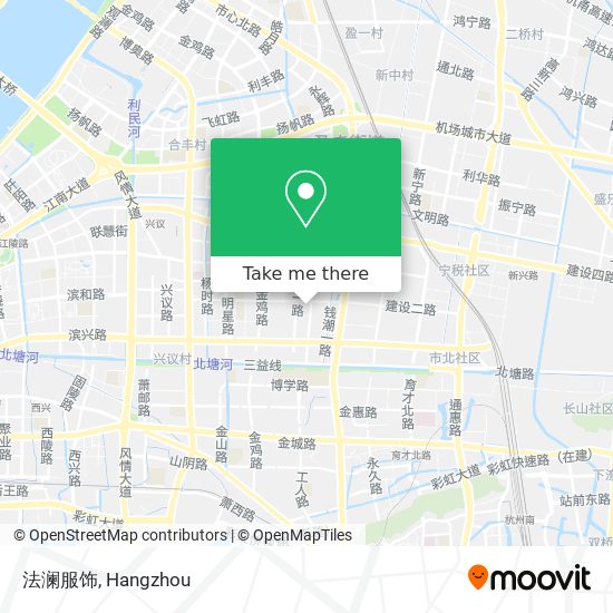 法澜服饰 map