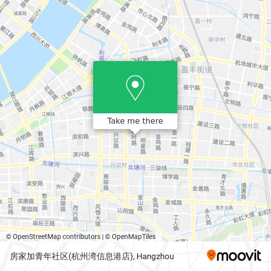 房家加青年社区(杭州湾信息港店) map