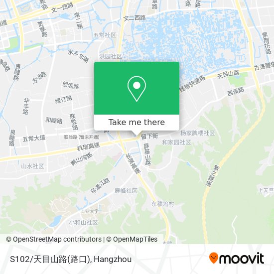 S102/天目山路(路口) map