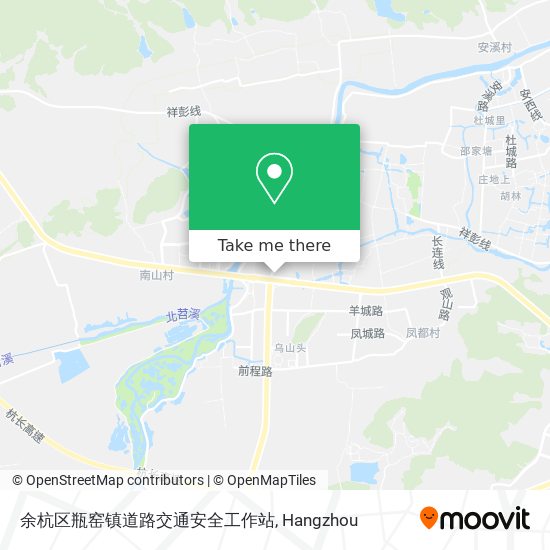 余杭区瓶窑镇道路交通安全工作站 map