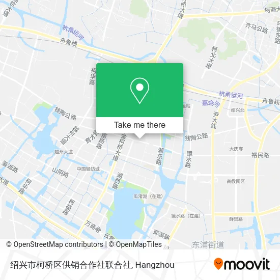 绍兴市柯桥区供销合作社联合社 map