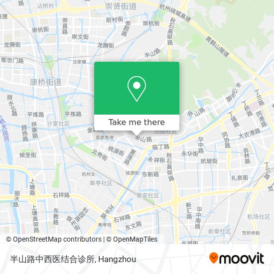 半山路中西医结合诊所 map