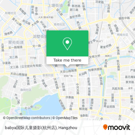 babya国际儿童摄影(杭州店) map
