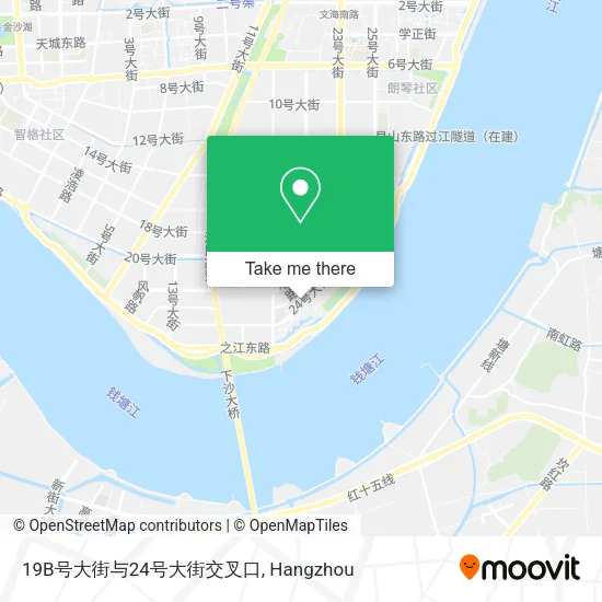 19B号大街与24号大街交叉口 map