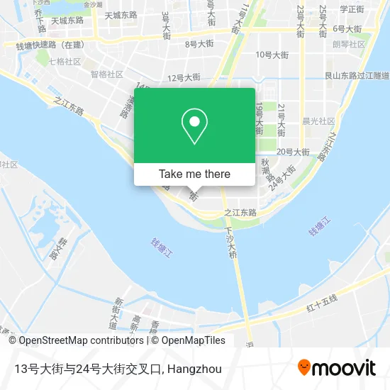 13号大街与24号大街交叉口 map