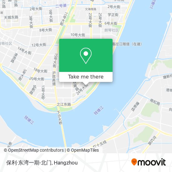 保利·东湾一期-北门 map