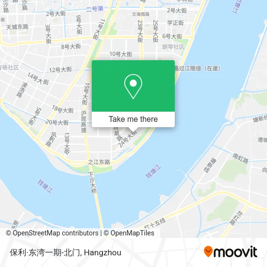 保利·东湾一期-北门 map