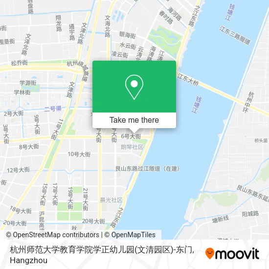 杭州师范大学教育学院学正幼儿园(文清园区)-东门 map