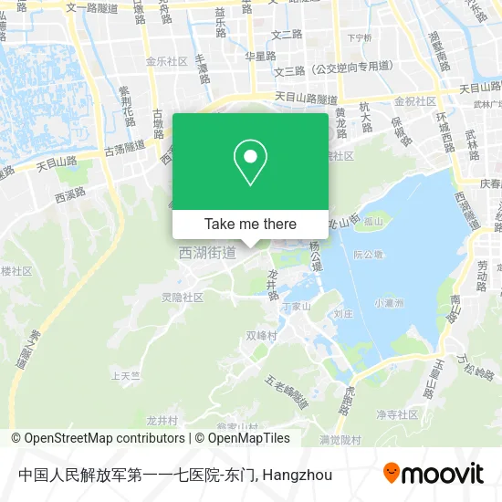 中国人民解放军第一一七医院-东门 map