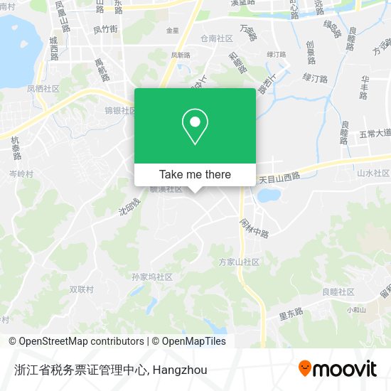 浙江省税务票证管理中心 map