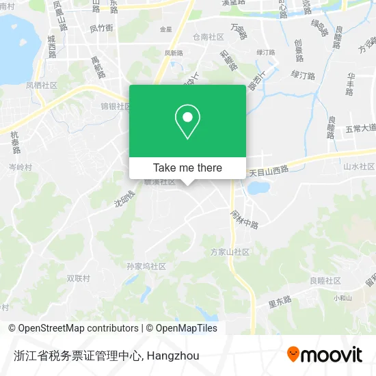浙江省税务票证管理中心 map
