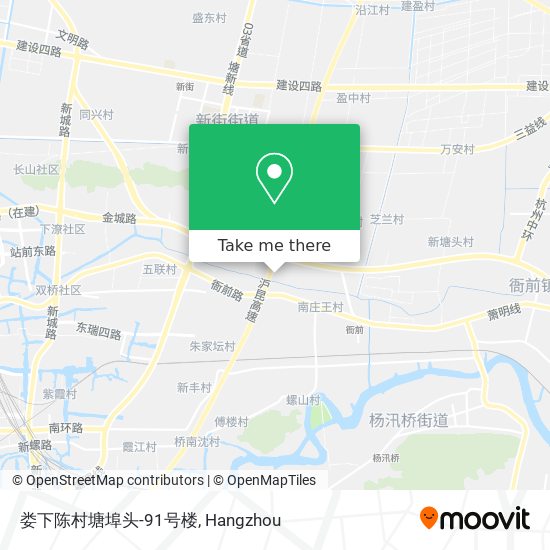 娄下陈村塘埠头-91号楼 map