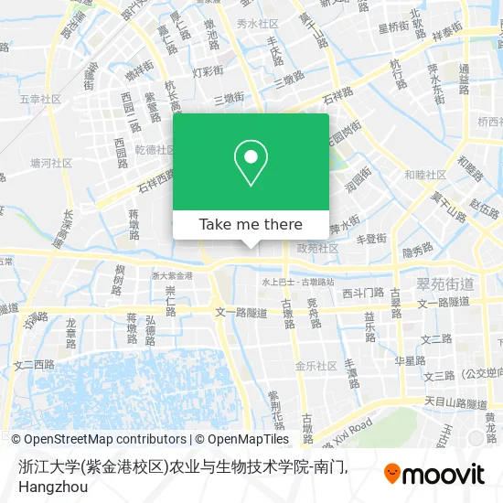 浙江大学(紫金港校区)农业与生物技术学院-南门 map