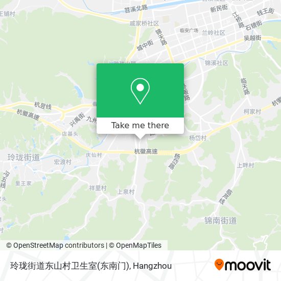 玲珑街道东山村卫生室(东南门) map