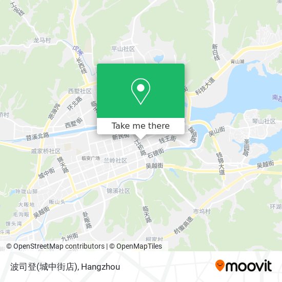 波司登(城中街店) map