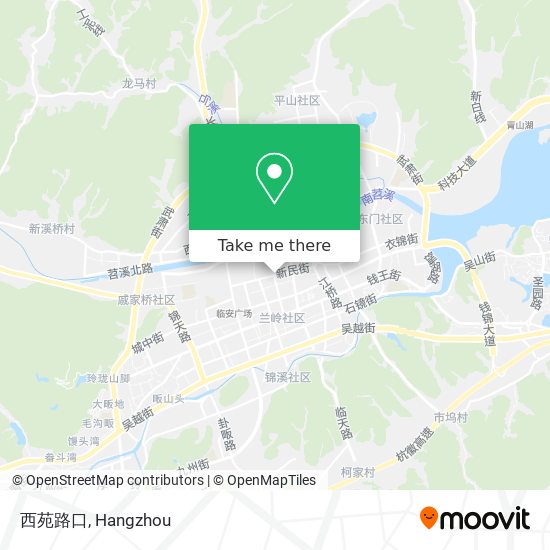 西苑路口 map