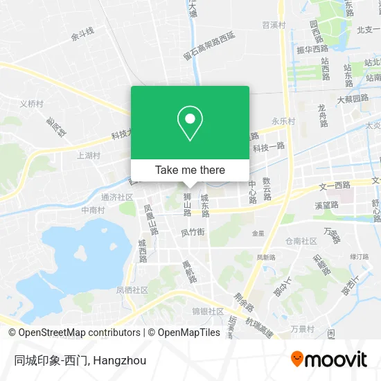 同城印象-西门 map