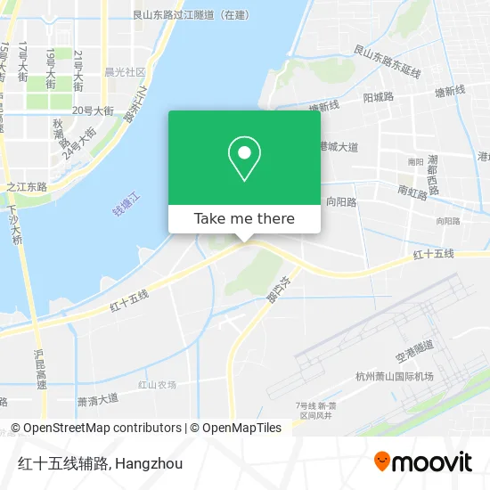 红十五线辅路 map