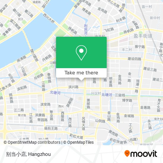 别当小店 map
