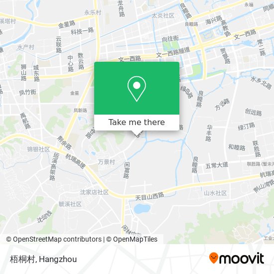 梧桐村 map