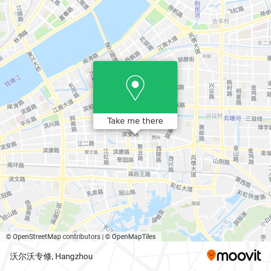 沃尔沃专修 map