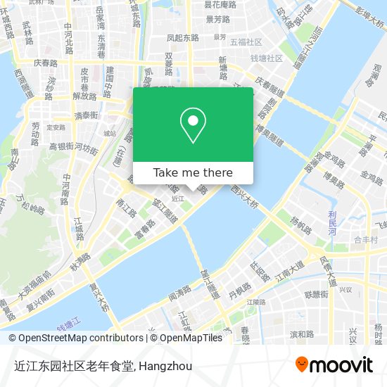 近江东园社区老年食堂 map