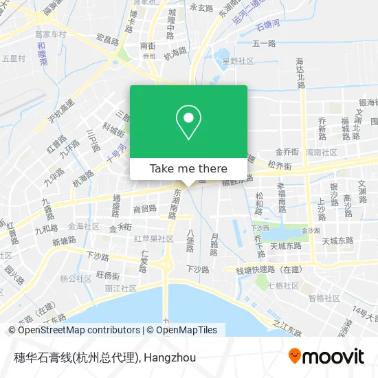 穗华石膏线(杭州总代理) map