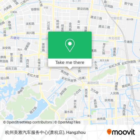 杭州美雅汽车服务中心(萧杭店) map