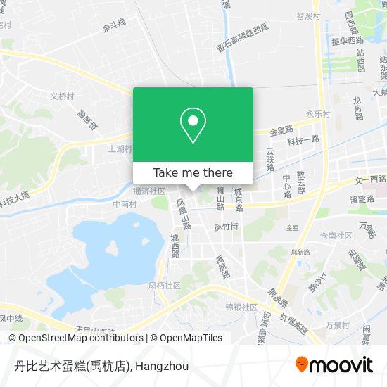 丹比艺术蛋糕(禹杭店) map