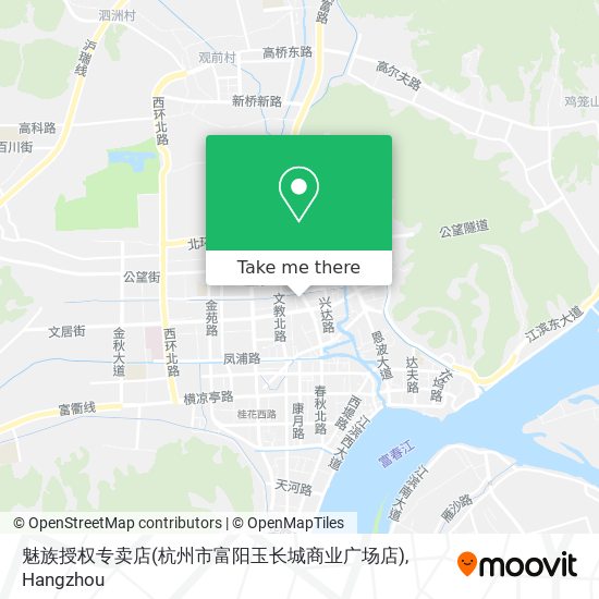 魅族授权专卖店(杭州市富阳玉长城商业广场店) map