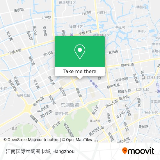 江南国际丝绸围巾城 map