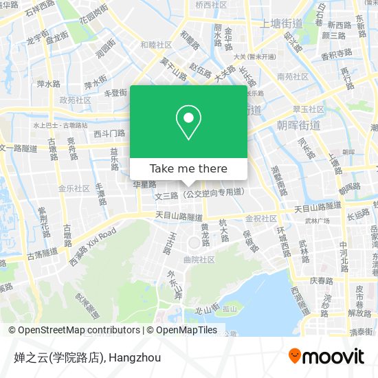 婵之云(学院路店) map