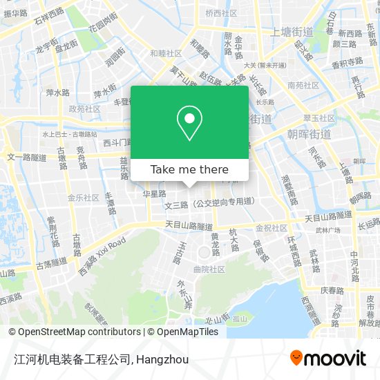 江河机电装备工程公司 map