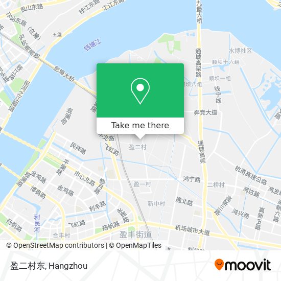 盈二村东 map