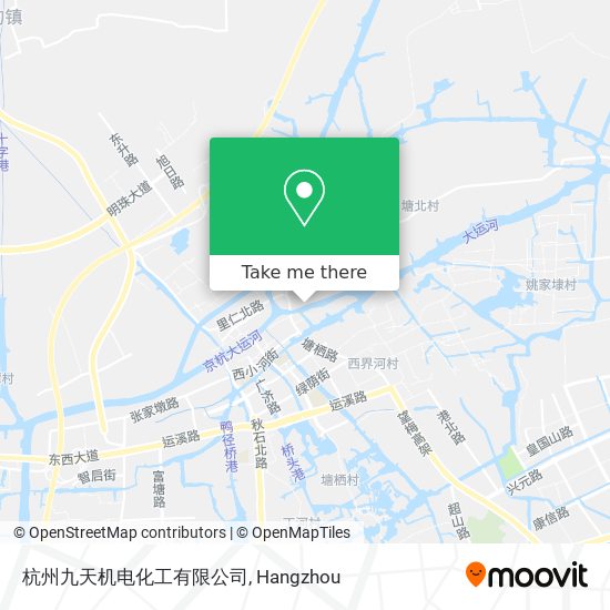杭州九天机电化工有限公司 map