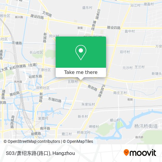 S03/萧绍东路(路口) map