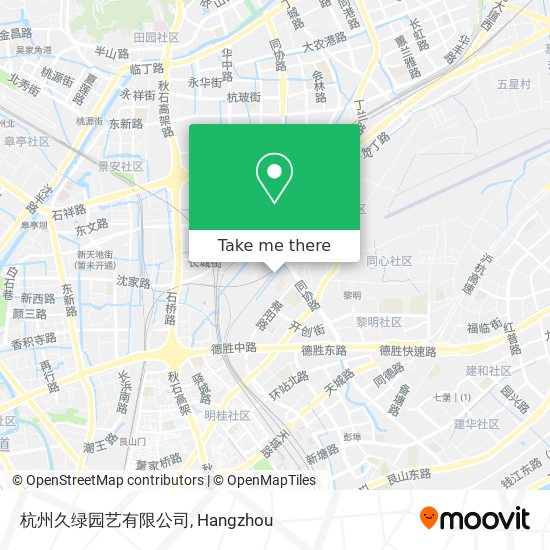 杭州久绿园艺有限公司 map
