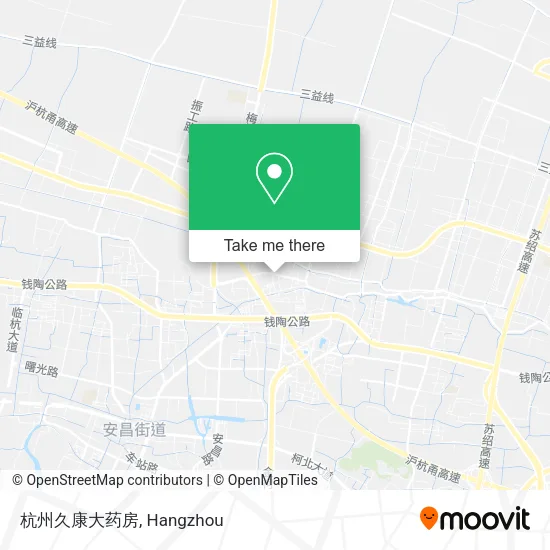 杭州久康大药房 map