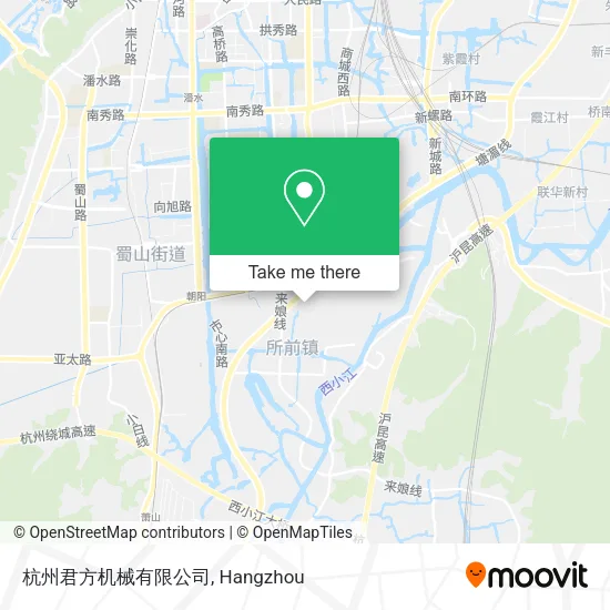 杭州君方机械有限公司 map
