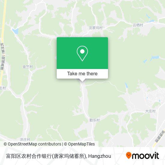 富阳区农村合作银行(唐家坞储蓄所) map