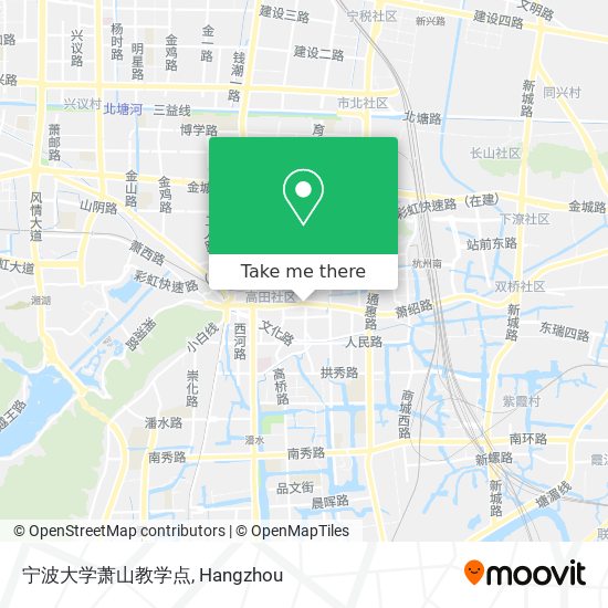 宁波大学萧山教学点 map