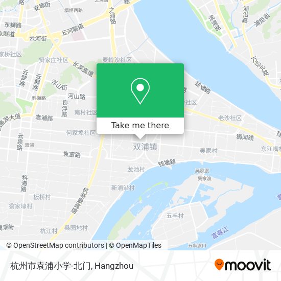 杭州市袁浦小学-北门 map