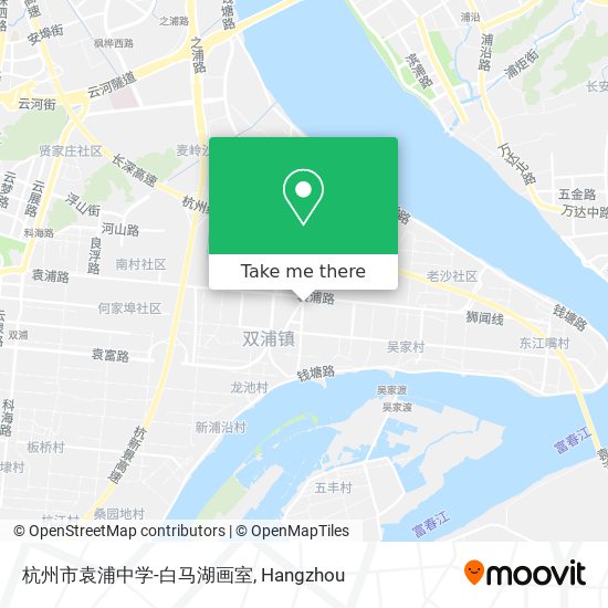 杭州市袁浦中学-白马湖画室 map