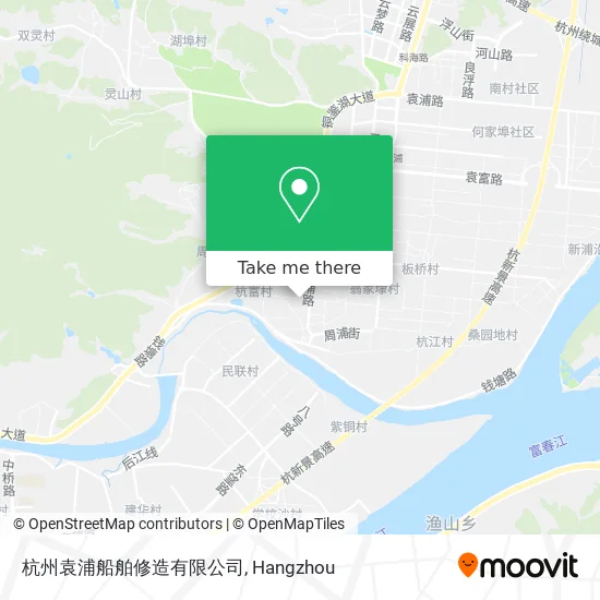 杭州袁浦船舶修造有限公司 map