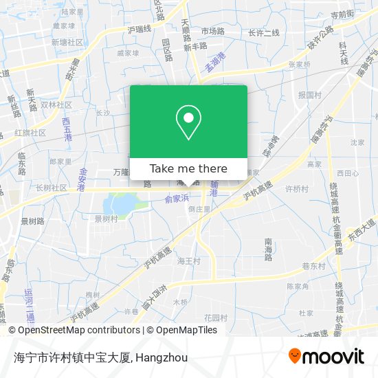 海宁市许村镇中宝大厦 map