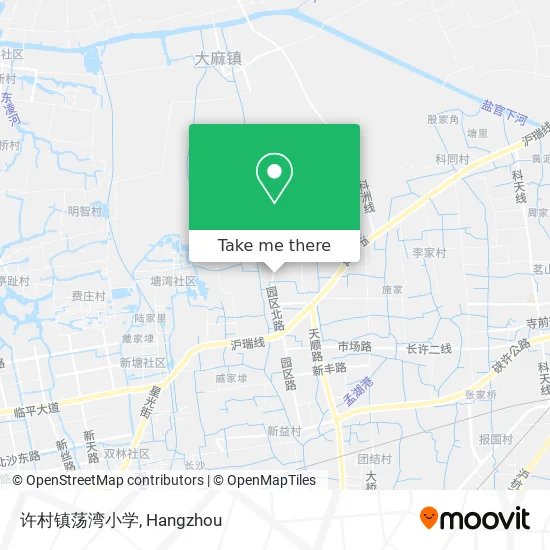许村镇荡湾小学 map
