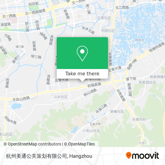杭州美通公关策划有限公司 map